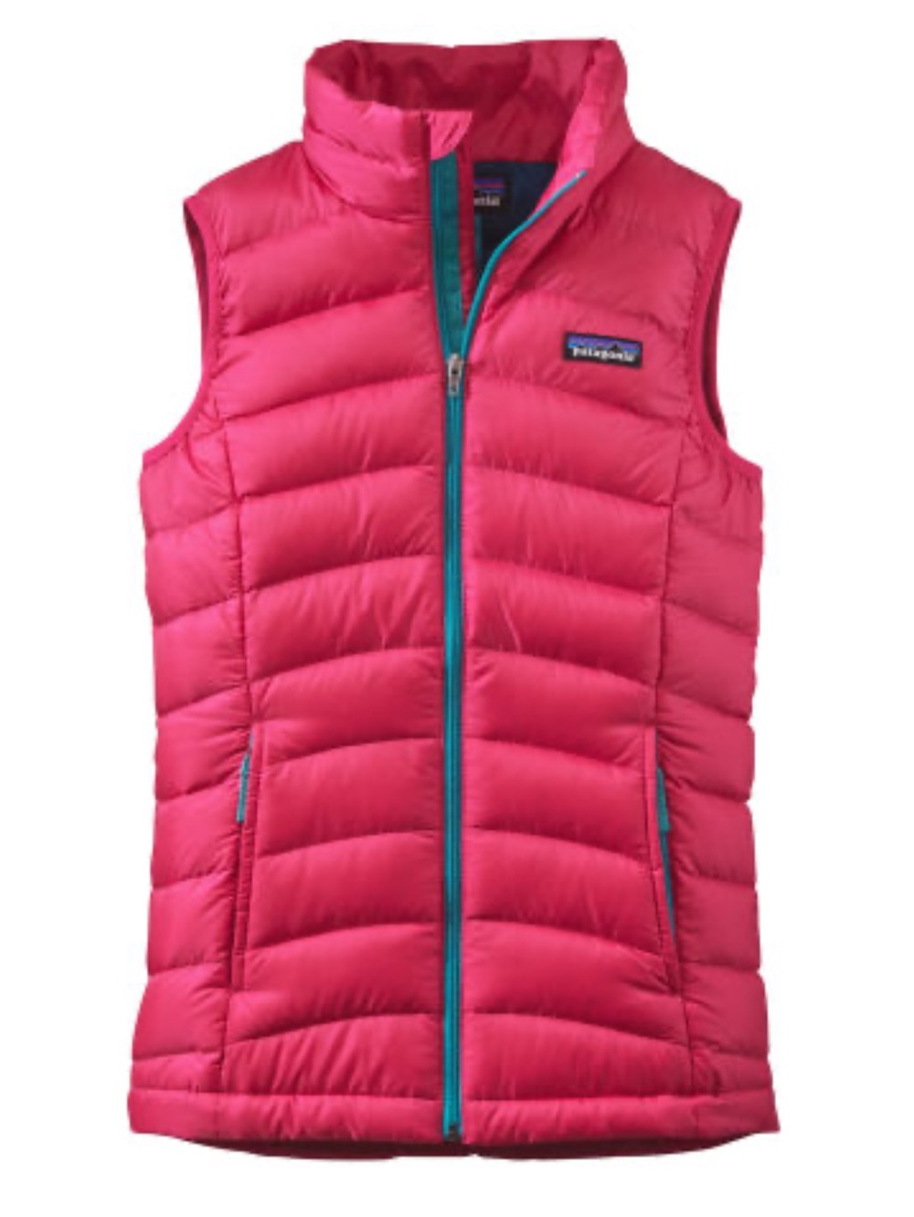 Girl’s PATAGONIA Down Sweater Vest Magic Pink Size XL 14